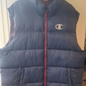 Champion Blue Puffer Vest